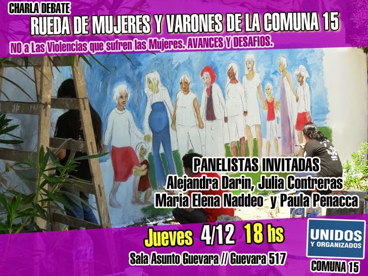 Rueda de mujeres en la Comuna 15