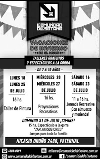 Vacaciones de invierno en La Comunidad del Sótano
