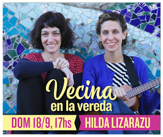 Vecina con Hilda Lizarazu