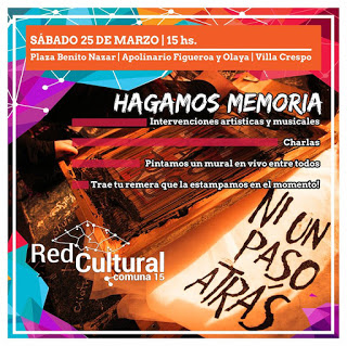Actividades por la Semana de la Memoria en la Comuna 15