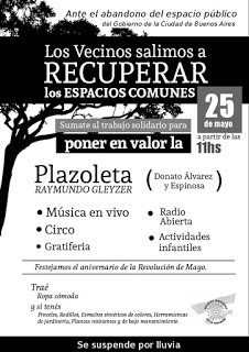 Festival en la plazoleta Raymundo Gleizer