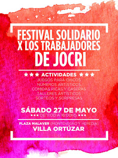 Festival solidario por los trabajadores de Jocri
