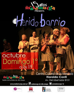 “Herido barrio” en el Centro Cultural Haroldo Conti