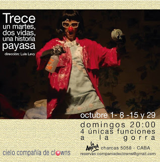 “13; un martes, dos vidas, una historia payasa»