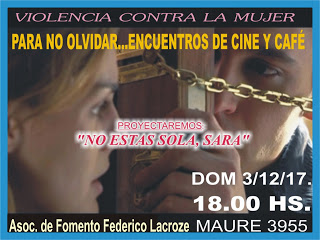 “No estás sola, Sara»