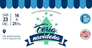 Feria navideña en la plaza Benito Nazar