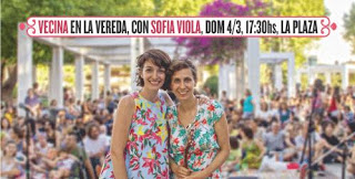 Vecina junto a Sofía Viola