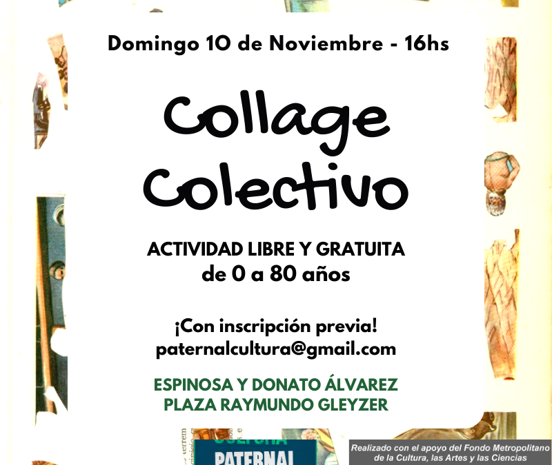 Collage colectivo en La Paternal