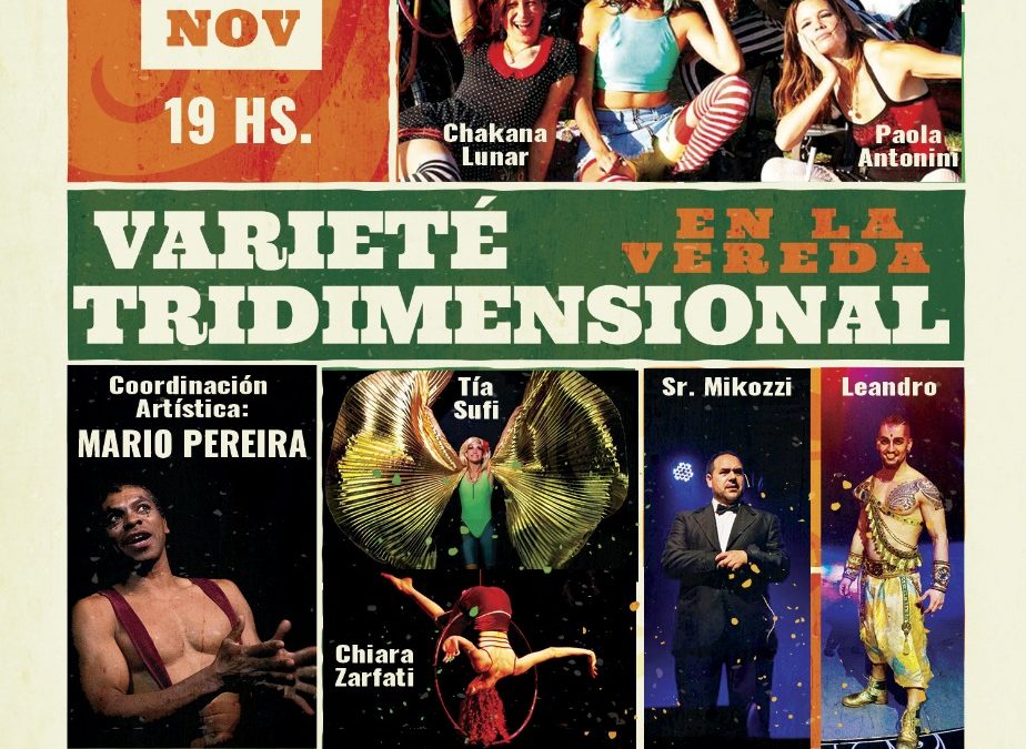 Varieté en la vereda