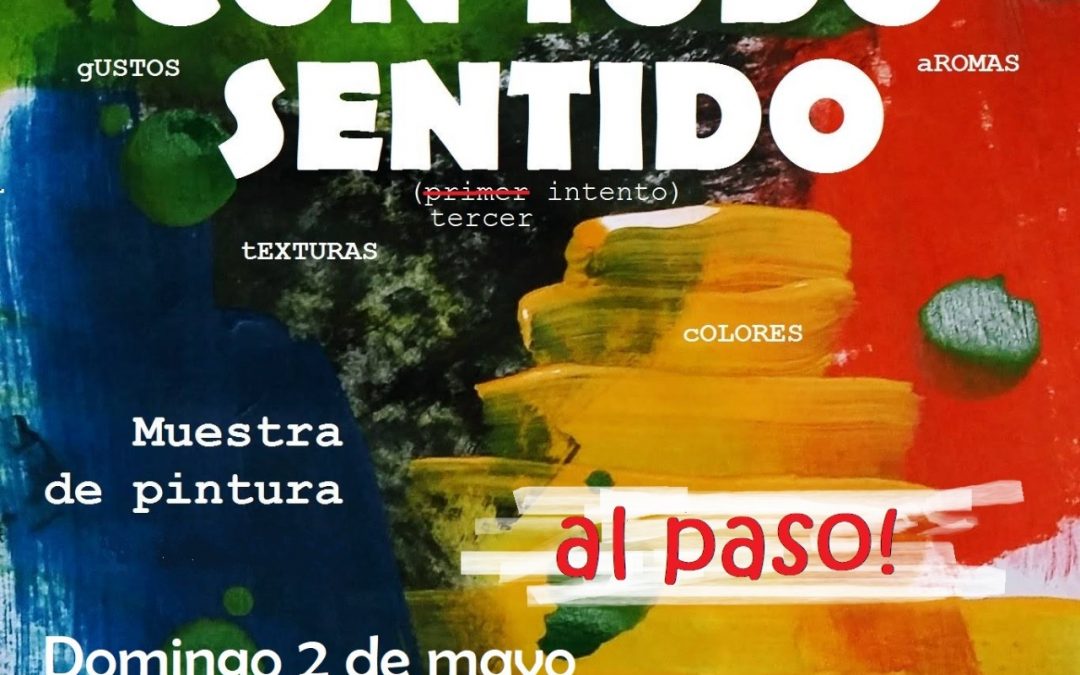 Muestra artística al paso