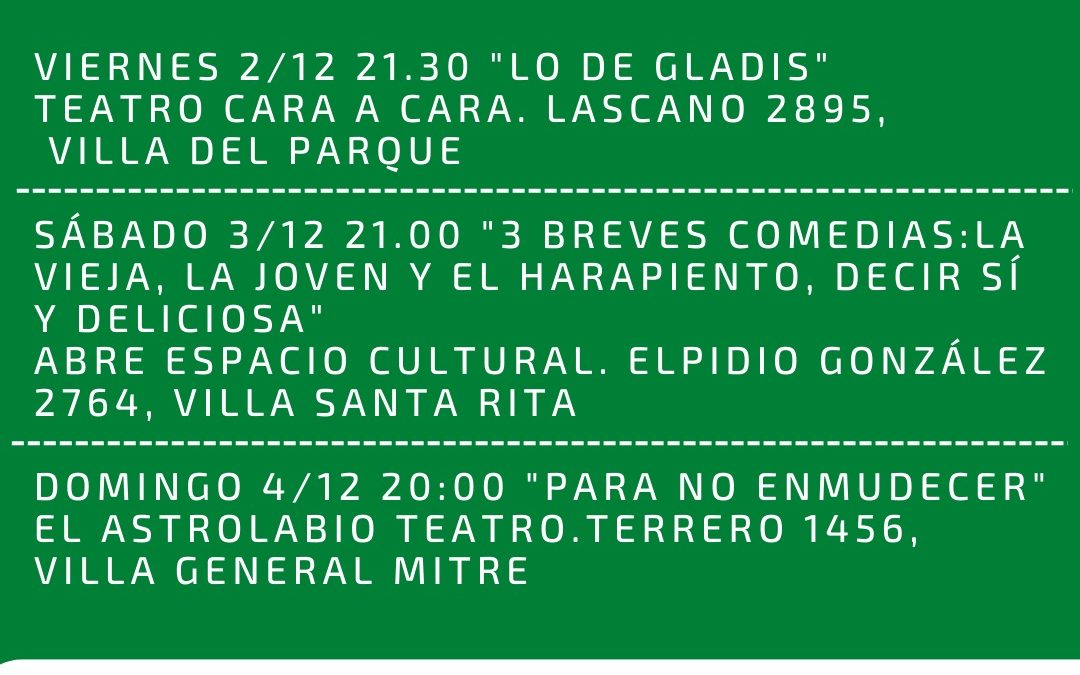 Festival de teatro de Santa Mitre