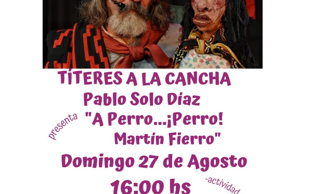 «Títeres a la cancha» en Club El Trébol