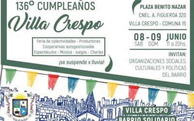 Villa Crespo festeja sus 136 años