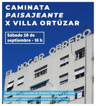 Caminata paisajeante por Villa Ortúzar