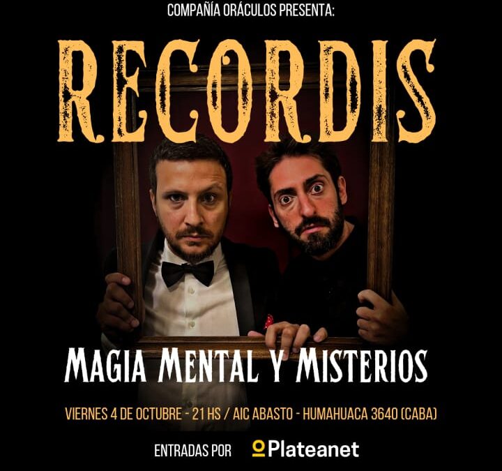 “Recordis” en Auditorio AIC Abasto