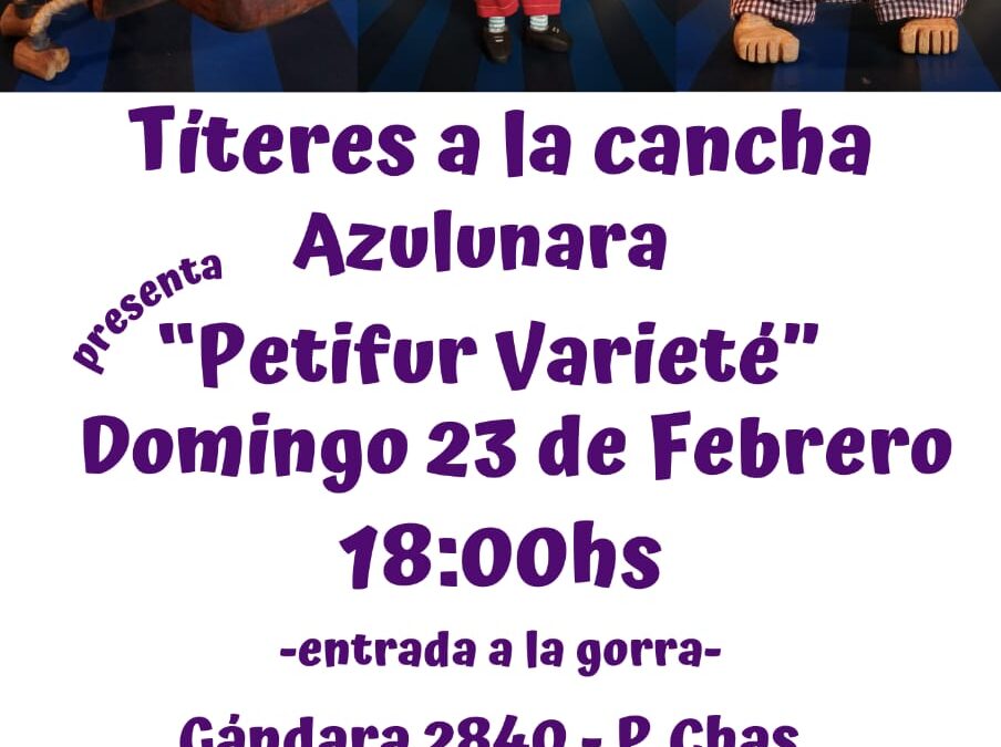 “Petifur Varieté” en el club El Trébol