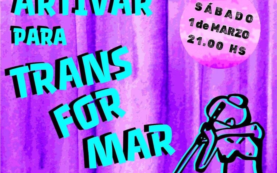 Gesta Poética “8M artivar para transformar” en Panda Rojo