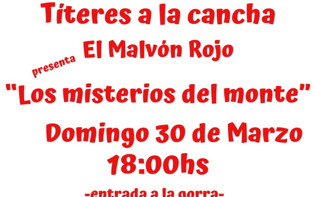 “Los misterios del monte” en Club El Trébol