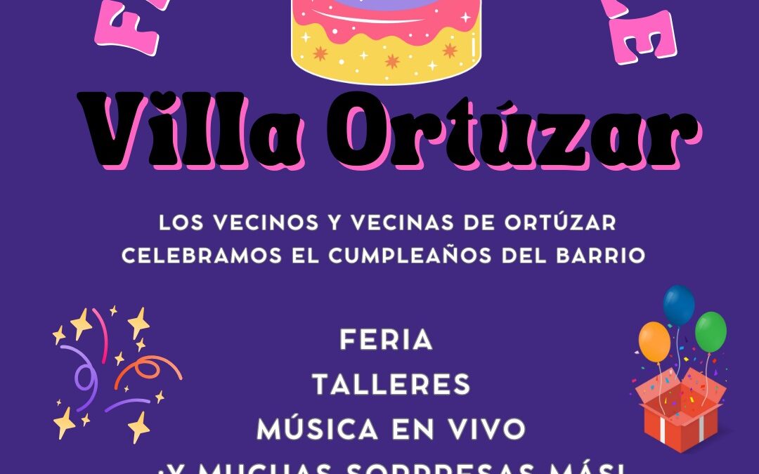 Festejos por el cumpleaños de Villa Ortúzar