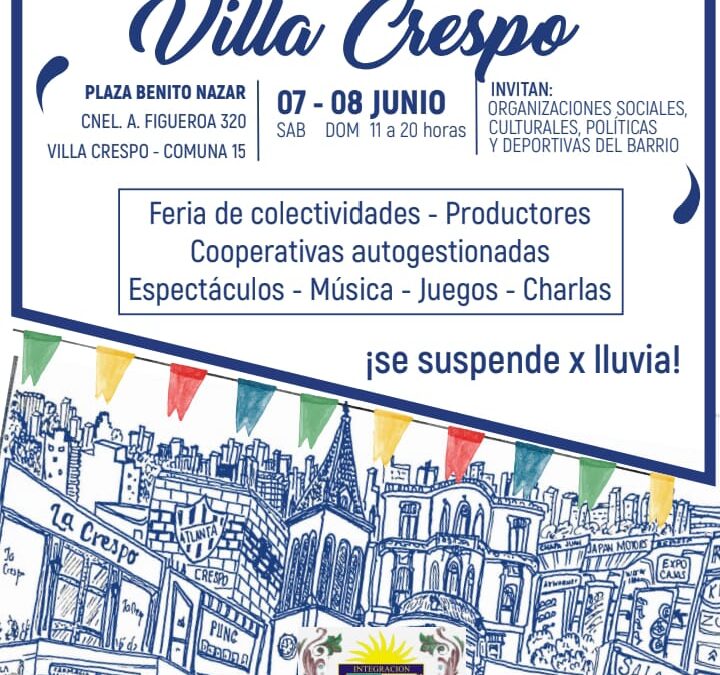 Villa Crespo festeja sus 137 años