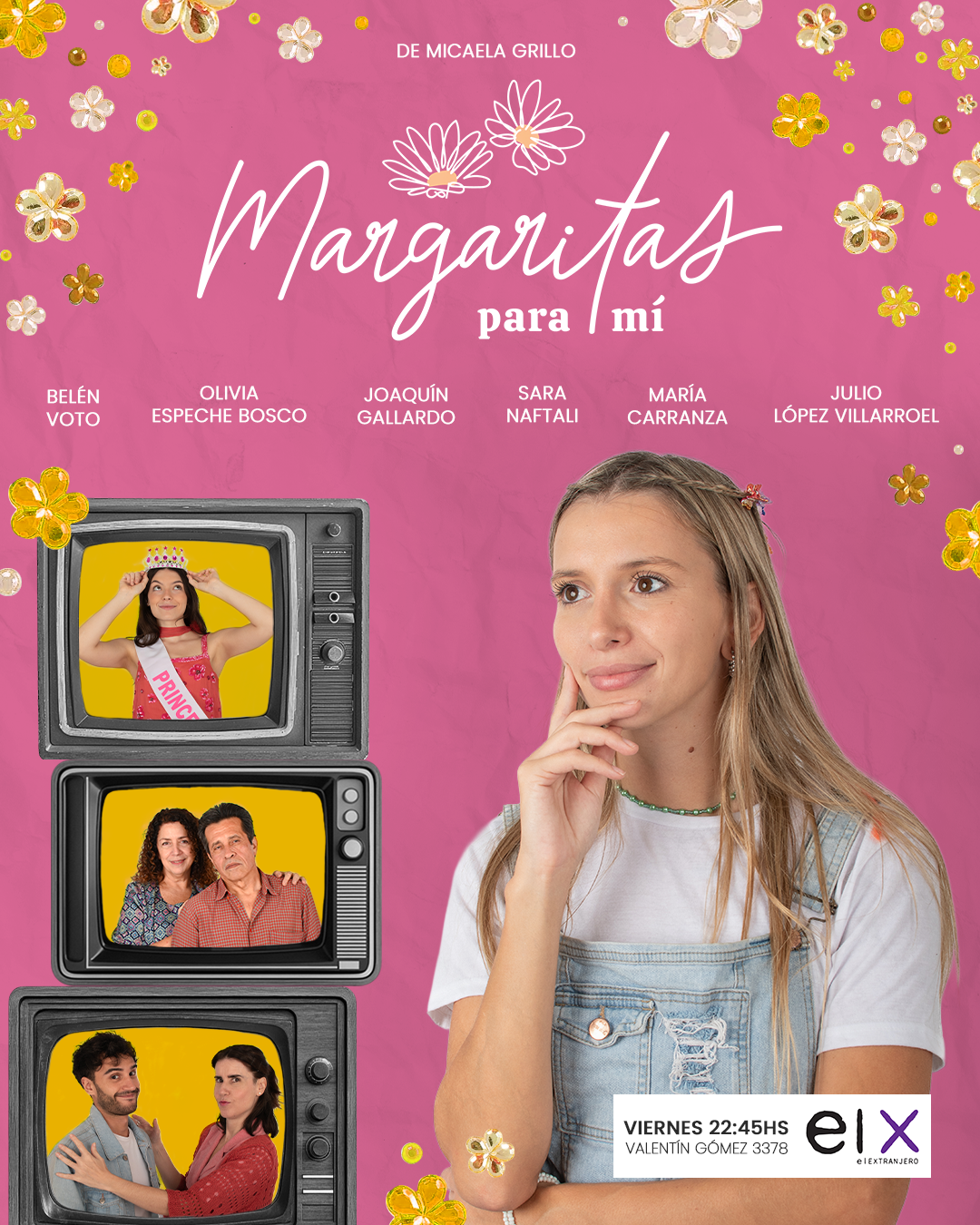 “Margaritas para mí” en Teatro El Extranjero