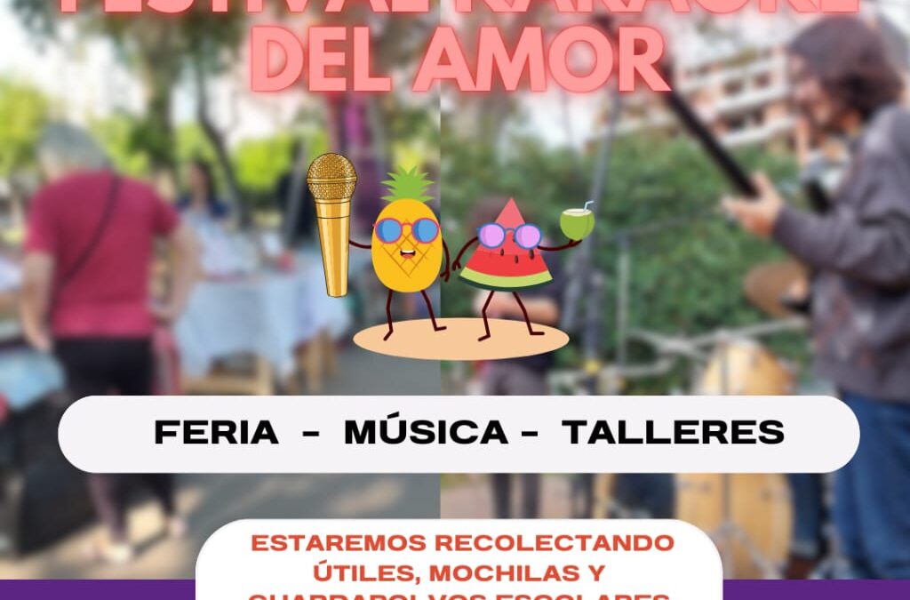 Festival Karaoke del Amor en la Plaza 25 de Agosto