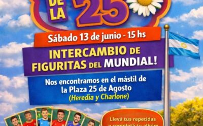 Festival por el Día de la Bandera en la Plaza 25 de Agosto de Ortúzar