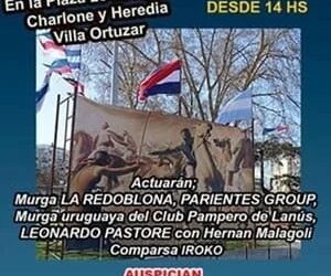 Día de la Independencia de Uruguay en la Plaza 25 de Agosto
